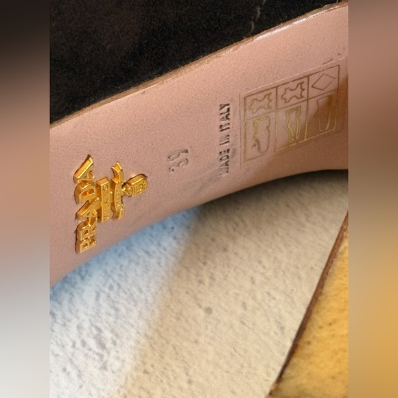 Prada Women's Brown Suede Shoes; Calzature Donna 39 - Picture 7 of 10